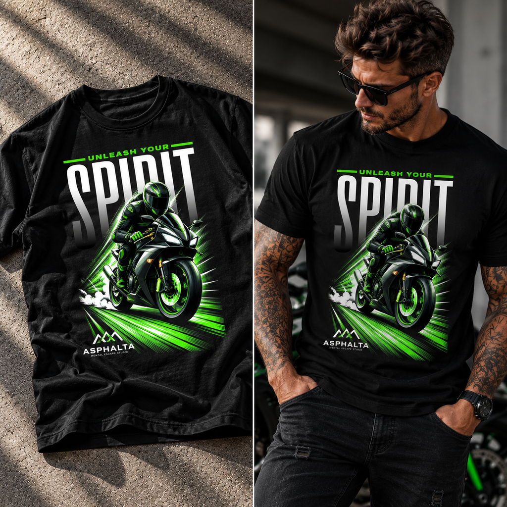 Herren T-Shirt "UNLEASH YOUR SPIRIT"