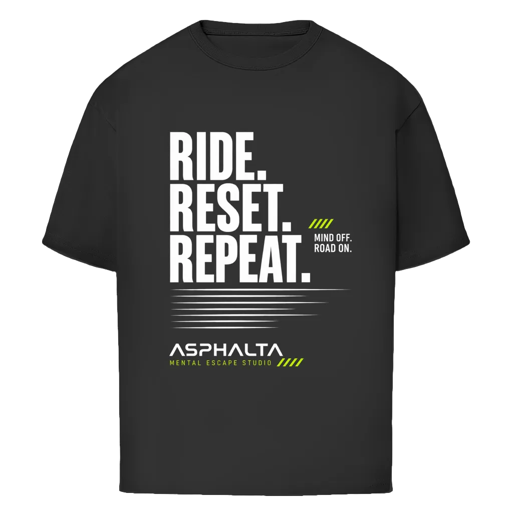 Oversize T-Shirt "Ride. Reset."