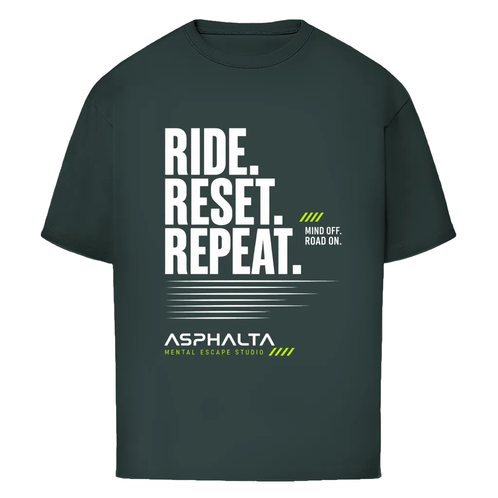Oversize T-Shirt "Ride. Reset."