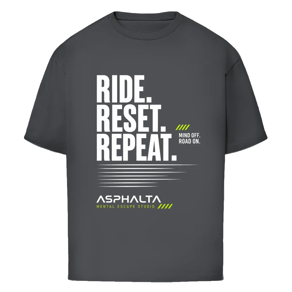 Oversize T-Shirt "Ride. Reset."