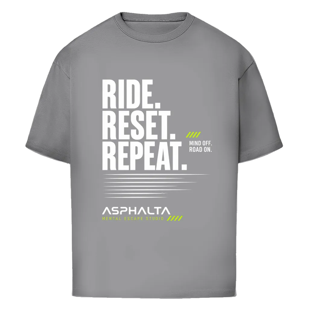 Oversize T-Shirt "Ride. Reset."