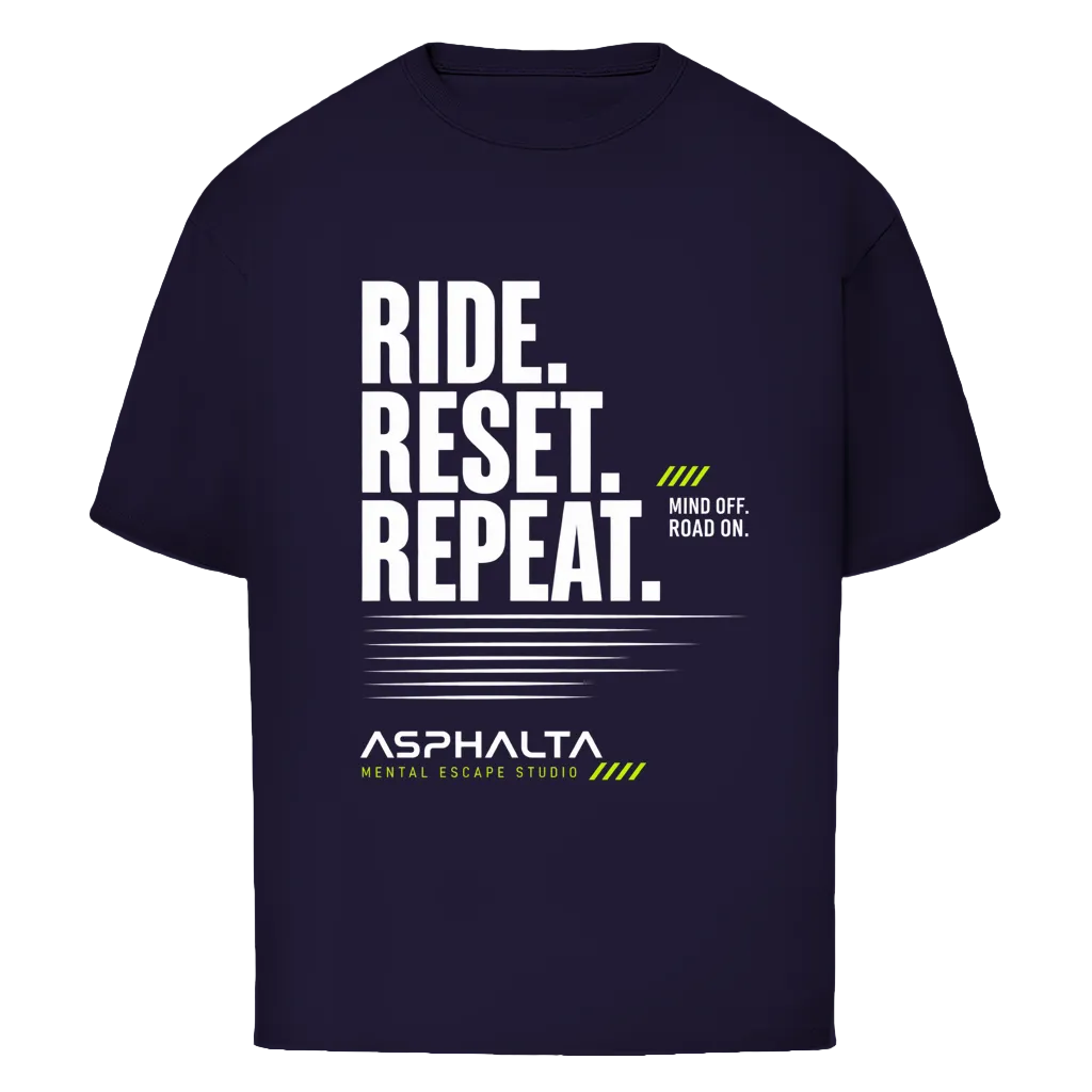 Oversize T-Shirt "Ride. Reset."