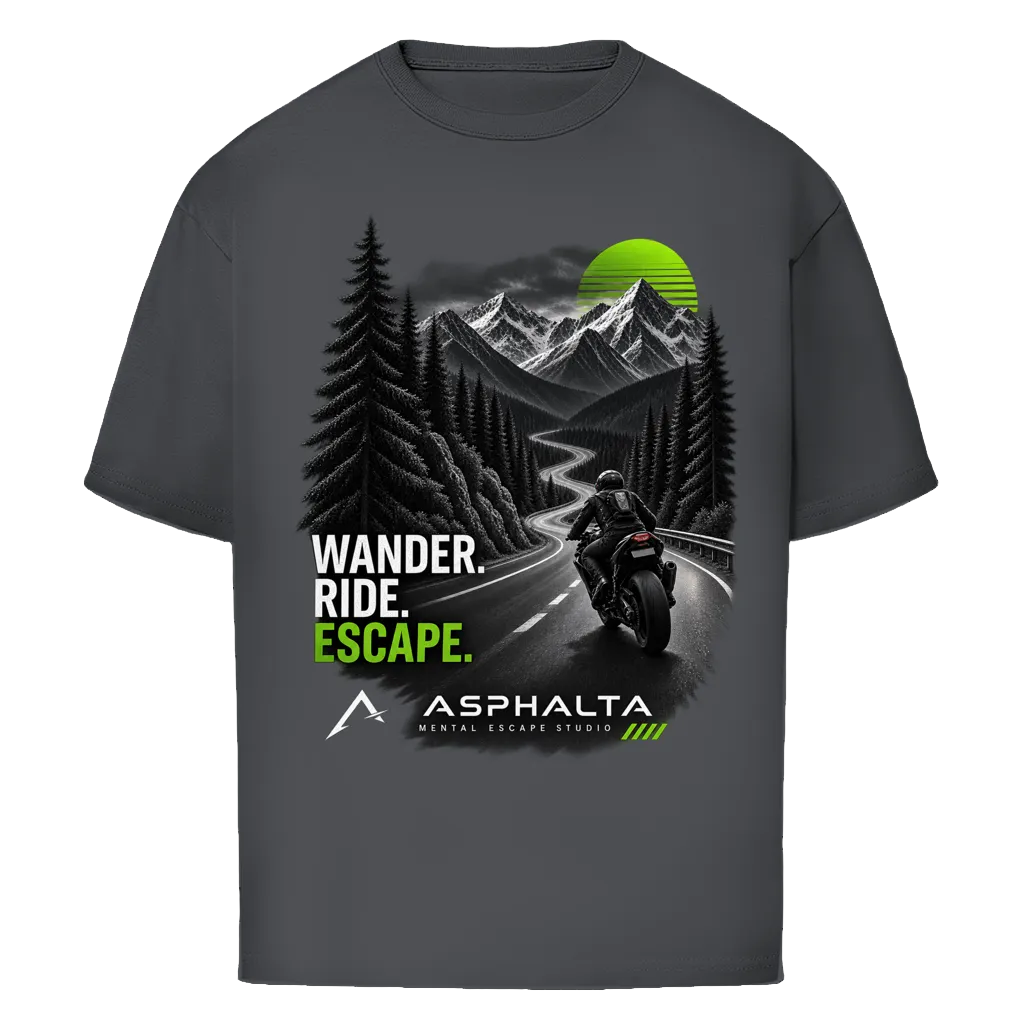 Oversize T-Shirt "WANDER.ESCAPE."