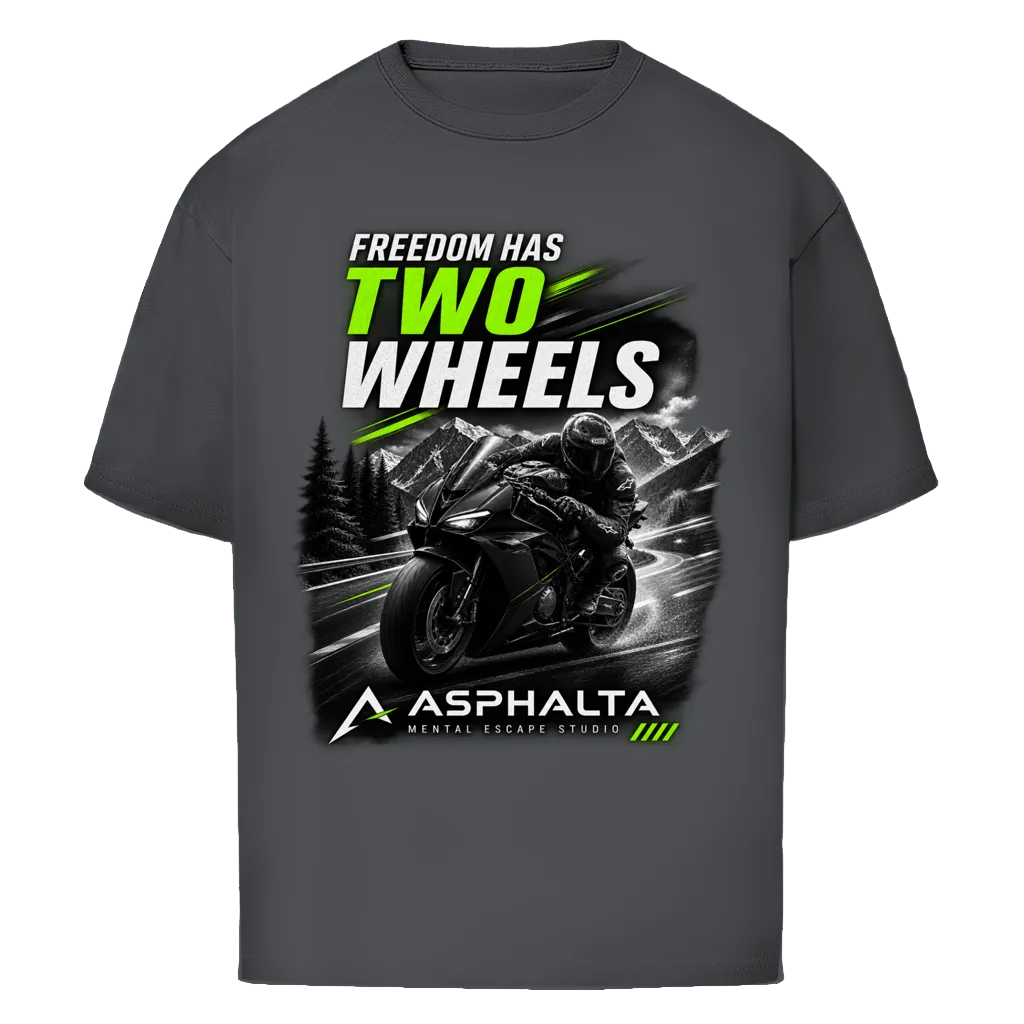 Oversize  T-Shirt "Freedom - Two Wheels"