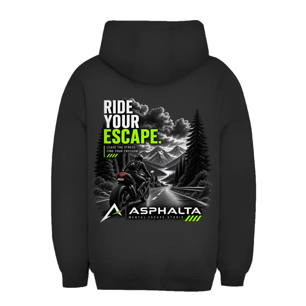 Unisex Oversize Hoodie "RIDE YOUR ESCAPE"