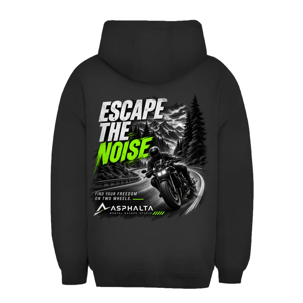 Unisex Oversize Hoodie "ESCAPE THE NOISE"