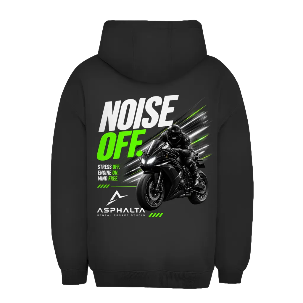 Unisex Oversize Hoodie "NOISE OFF."