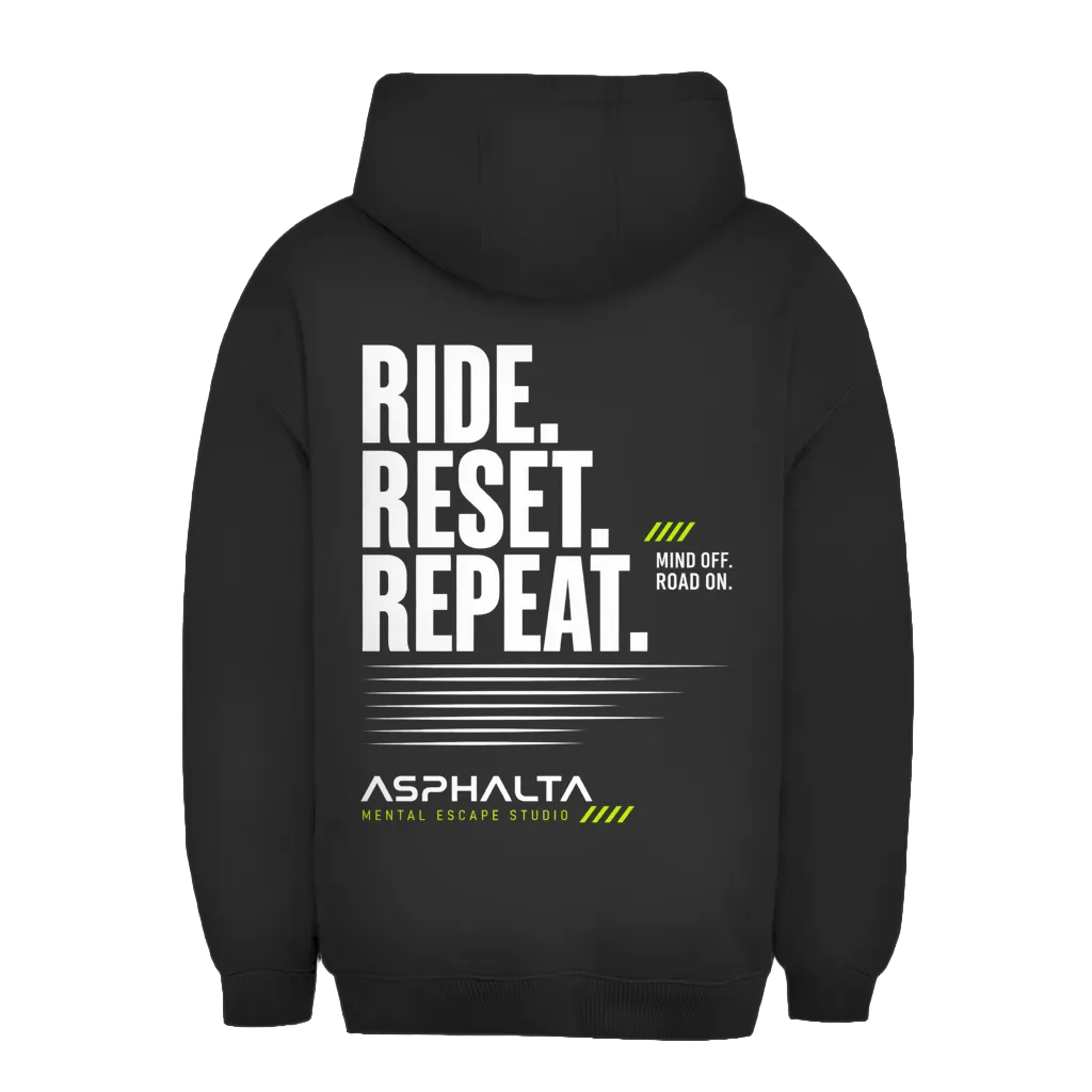 Unisex Oversize Hoodie "RIDE. RESET."