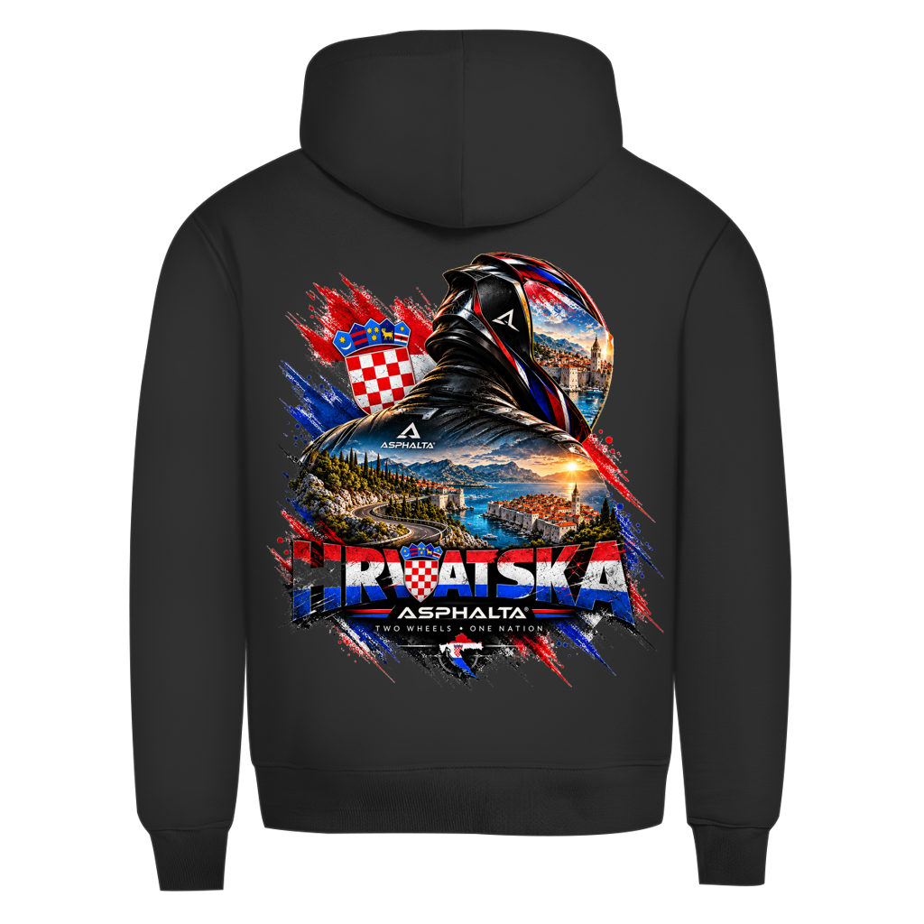 Herren Premium Hoodie "Hrvatska"