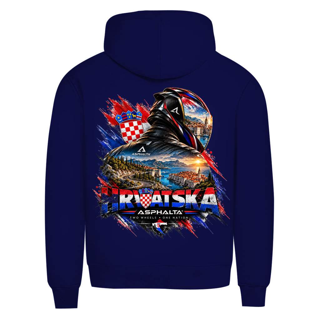 Herren Premium Hoodie "Hrvatska"