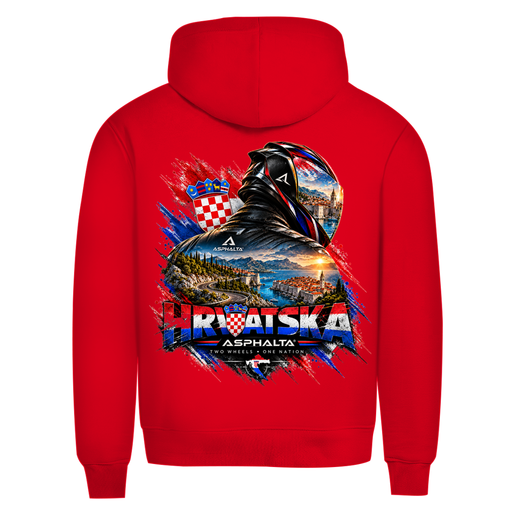 Herren Premium Hoodie "Hrvatska"