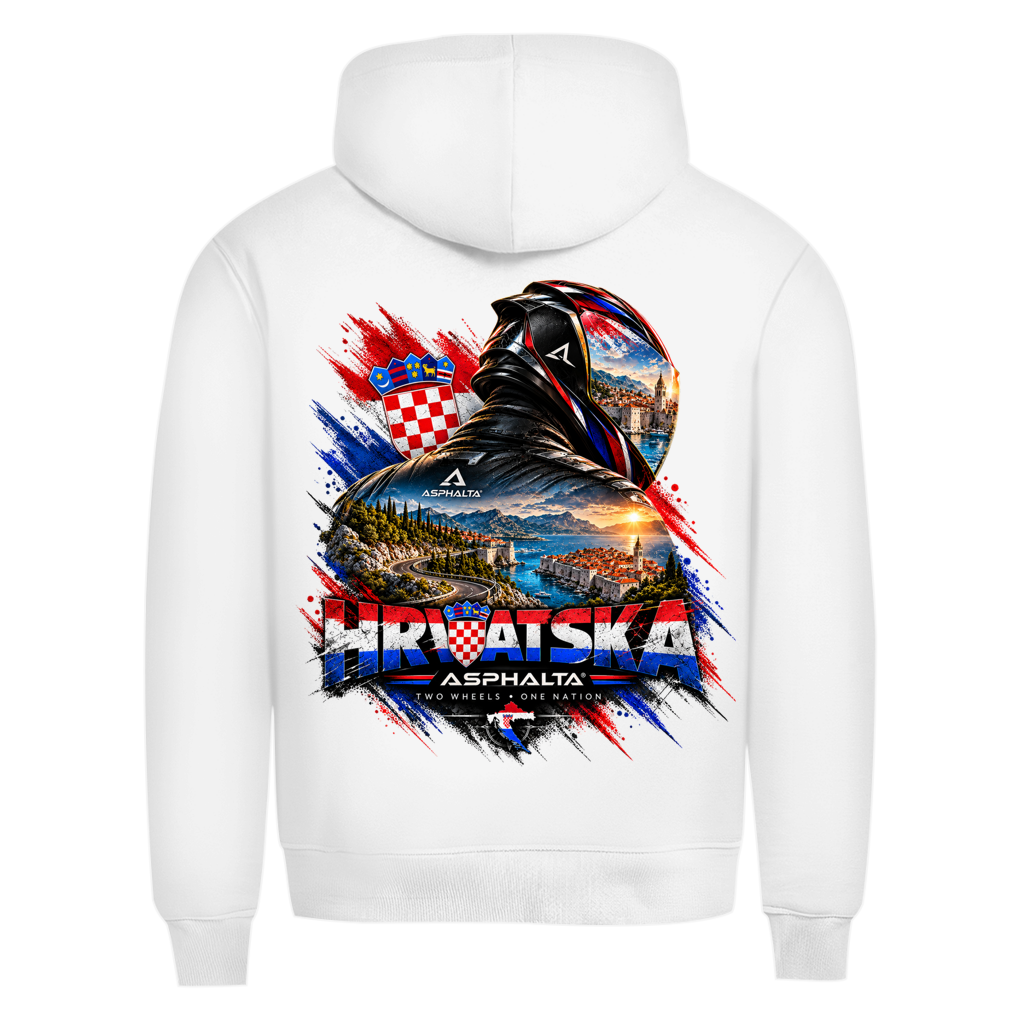 Herren Premium Hoodie "Hrvatska"
