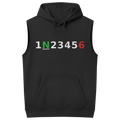 Hoodie ohne Ärmel "1N23456"