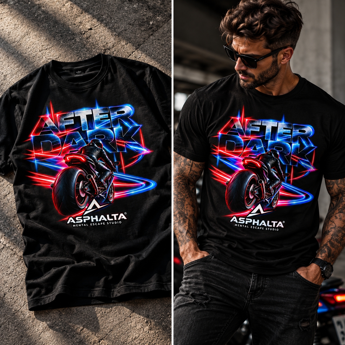 Herren T-Shirt "AFTER DARK"