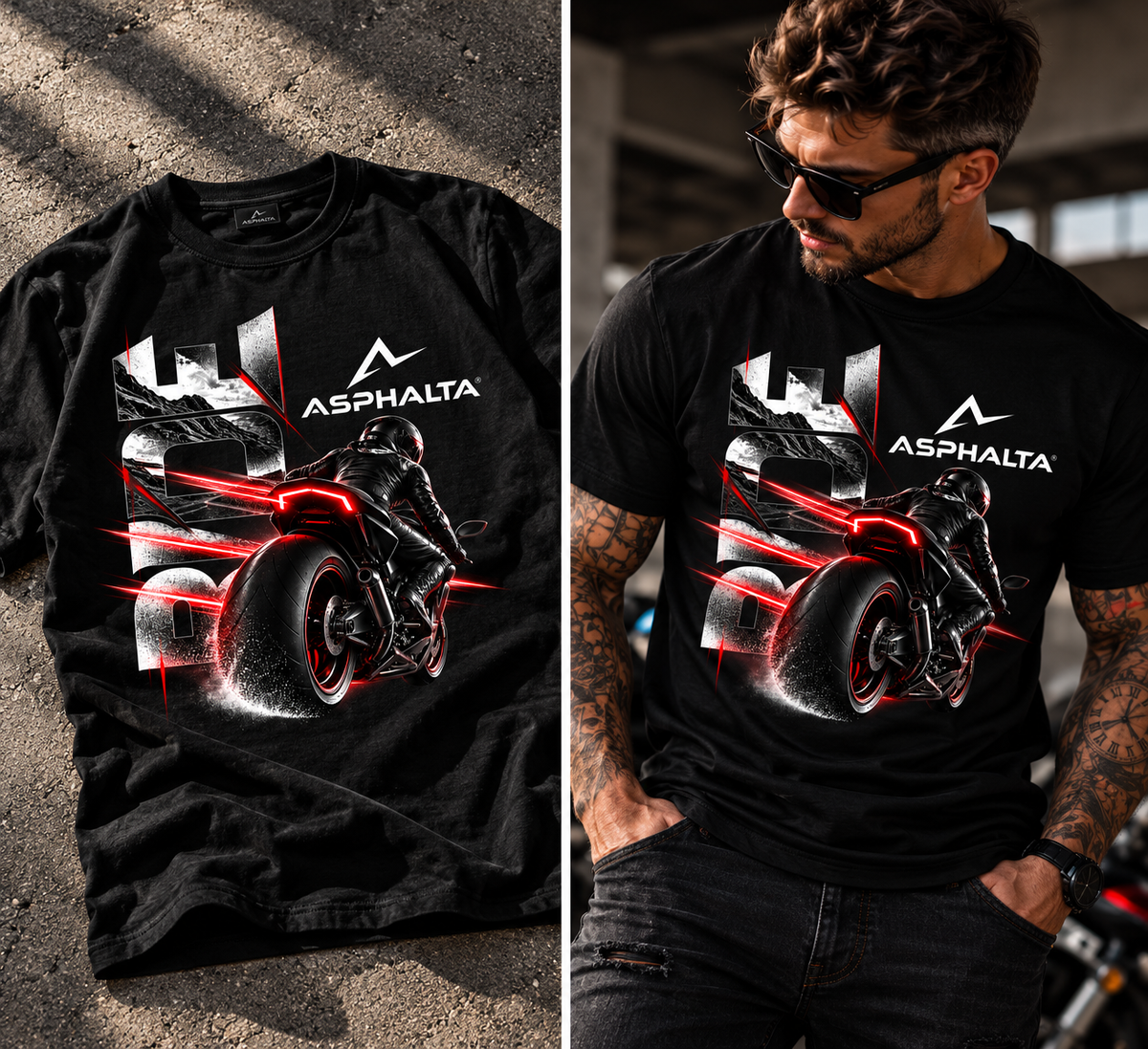 Herren Premium Bio T-Shirt "RIDE"